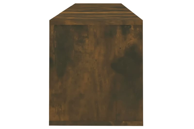 TV-benk røkt eik 120x30x40,5 cm sponplate - Brun - Møbler - Mediamøbel & tv møbel - TV-benk & mediabenk