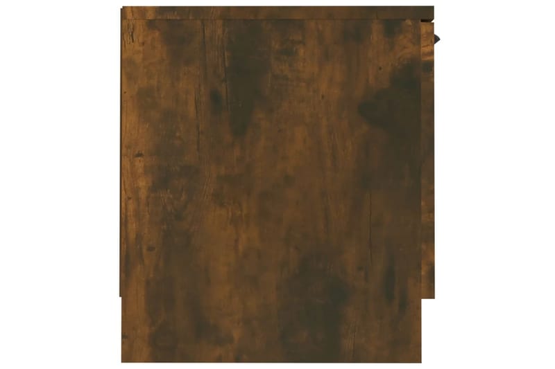 TV-benk røkt eik 140x35x40 cm konstruert tre - Brun - Møbler - Mediamøbel & tv møbel - TV-benk & mediabenk