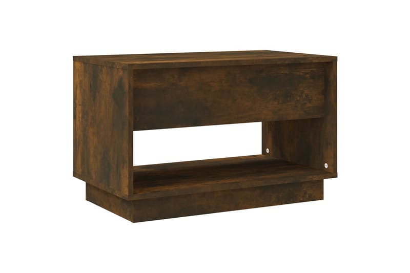 TV-benk røkt eik 70x41x44 cm sponplate - Brun - Møbler - Mediamøbel & tv møbel - TV-benk & mediabenk