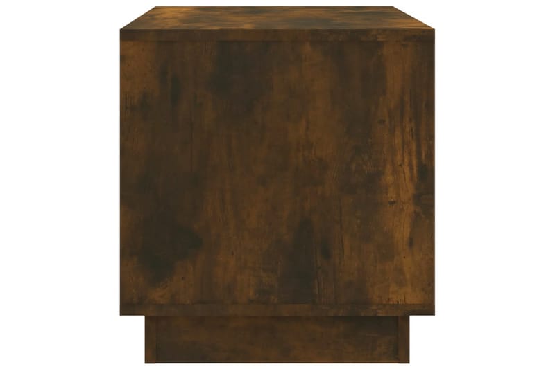 TV-benk røkt eik 70x41x44 cm sponplate - Brun - Møbler - Mediamøbel & tv møbel - TV-benk & mediabenk