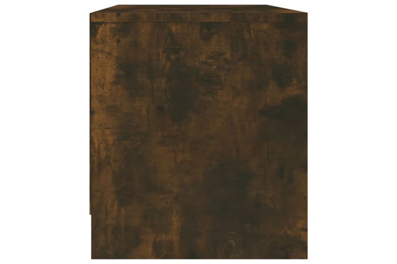 TV-benk røkt eik 90x35x40 cm sponplate - Brun - Møbler - Mediamøbel & tv møbel - TV-benk & mediabenk