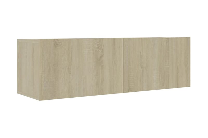 TV-benk sonoma eik 100x30x30 cm sponplate - Møbler - Mediamøbel & tv møbel - TV-benk & mediabenk