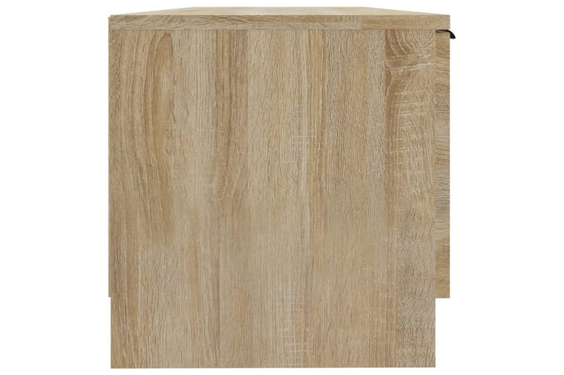 TV-benk sonoma eik 102x35x36,5 cm konstruert tre - Brun - Møbler - Mediamøbel & tv møbel - TV-benk & mediabenk