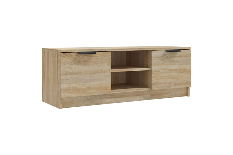 TV-benk sonoma eik 102x35x36,5 cm konstruert tre - Brun - TV-benk & mediabenk