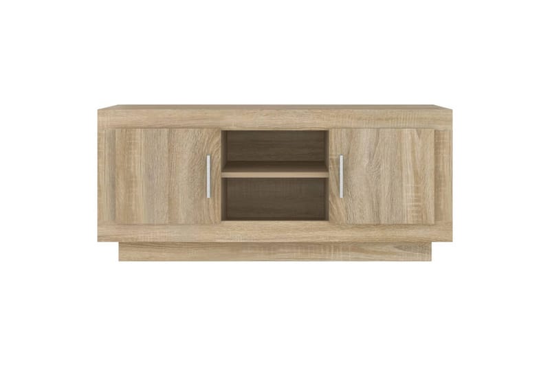 TV-benk sonoma eik 102x35x45 cm konstruert tre - Brun - Møbler - Mediamøbel & tv møbel - TV-benk & mediabenk