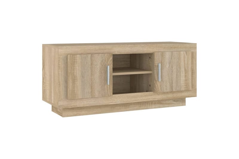 TV-benk sonoma eik 102x35x45 cm konstruert tre - Brun - Møbler - Mediamøbel & tv møbel - TV-benk & mediabenk