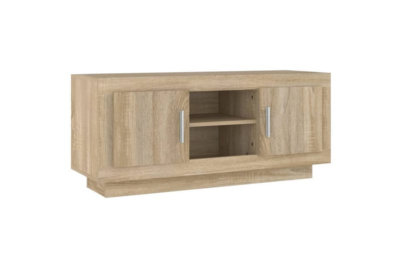 TV-benk sonoma eik 102x35x45 cm konstruert tre - Brun - TV-benk & mediabenk