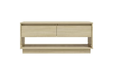 TV-benk sonoma eik 102x41x44 cm sponplate - Beige - Møbler - Mediamøbel & tv møbel - TV-benk & mediabenk