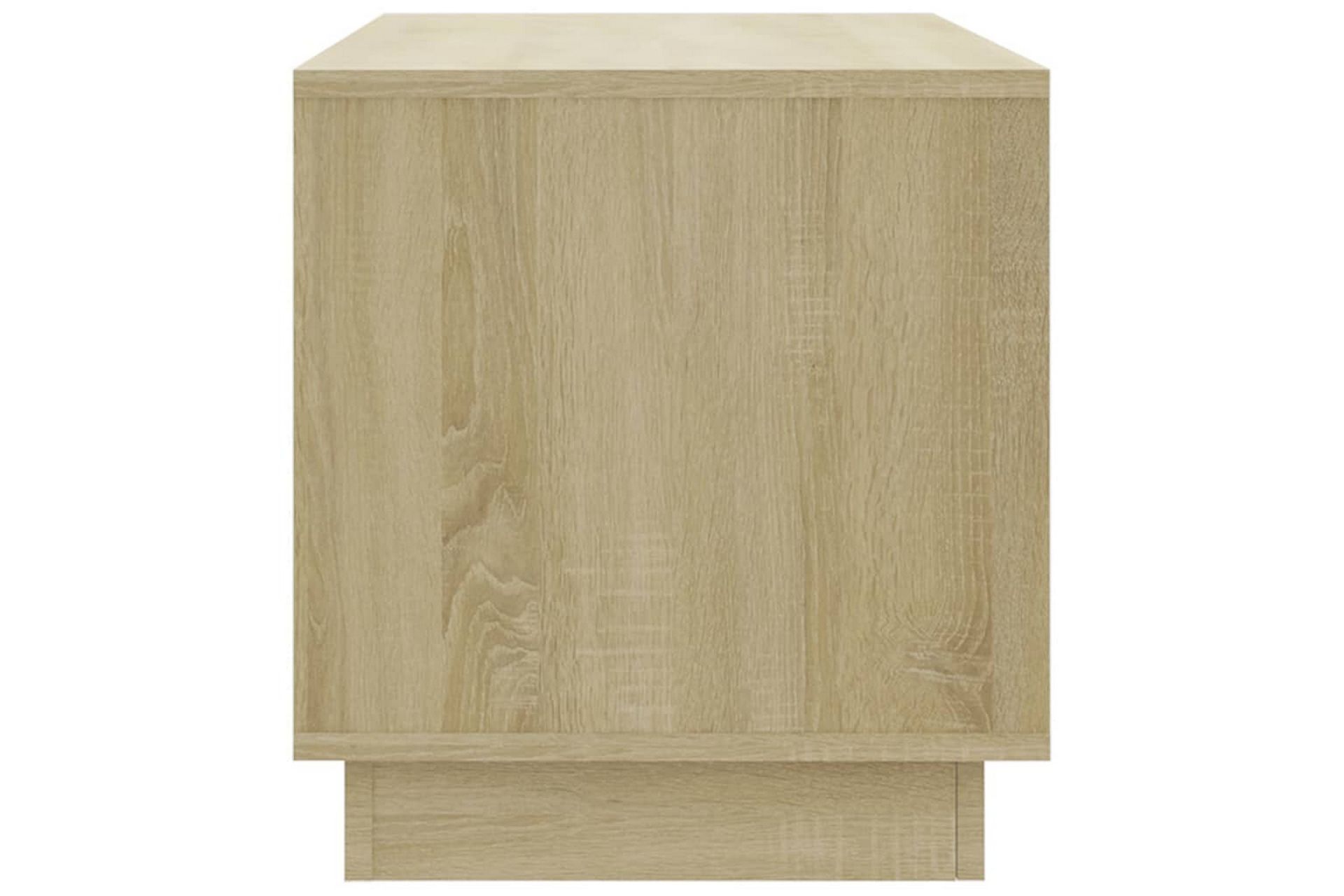 TV-benk sonoma eik 102x41x44 cm sponplate - Beige - Møbler - Mediamøbel & tv møbel - TV-benk & mediabenk