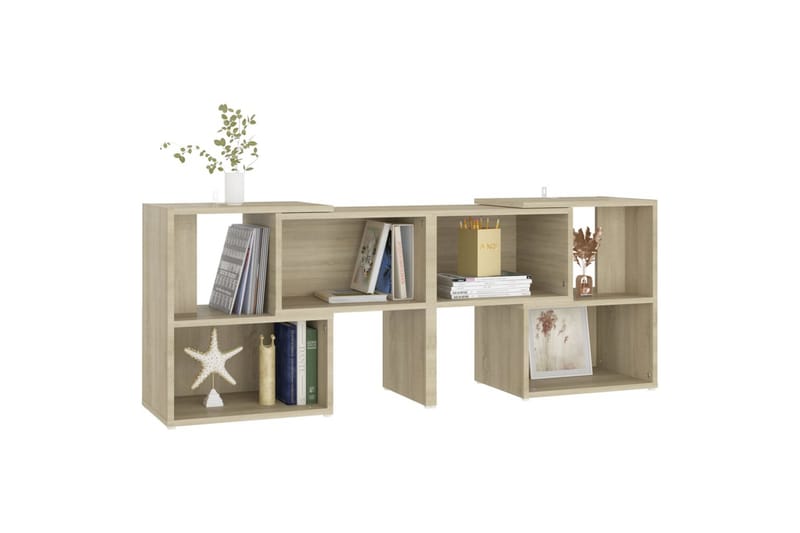 TV-benk sonoma eik 104x30x52 cm sponplate - Brun - Møbler - Mediamøbel & tv møbel - TV-benk & mediabenk