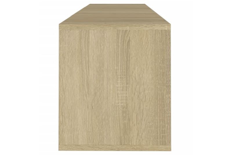 TV-benk sonoma eik 120x30x40,5 cm sponplate - Beige - TV-benk & mediabenk