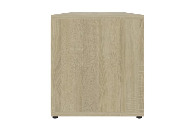 TV-benk sonoma eik 120x34x37 cm sponplate - Brun - Møbler - Mediamøbel & tv møbel - TV-benk & mediabenk