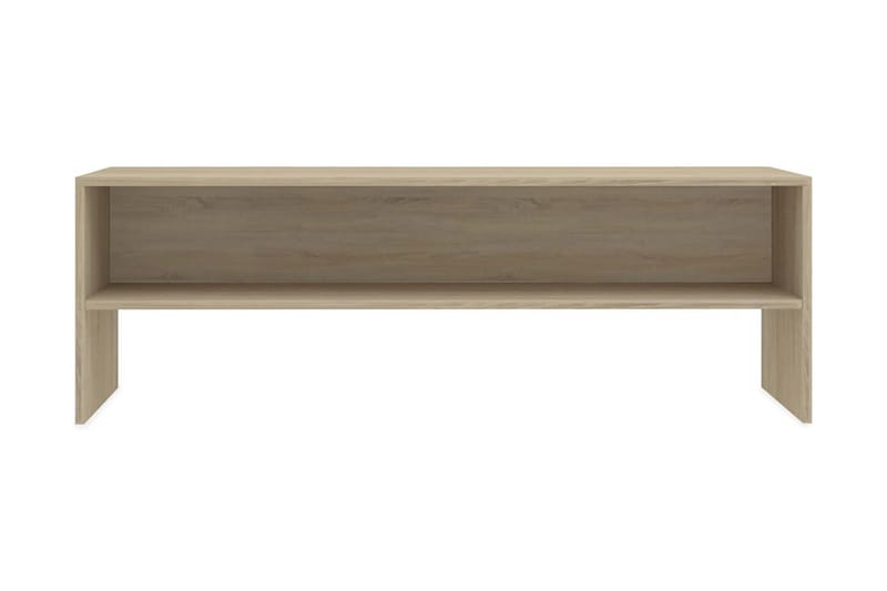 TV-benk sonoma eik 120x40x40 cm sponplate - Brun - Møbler - Mediamøbel & tv møbel - TV-benk & mediabenk