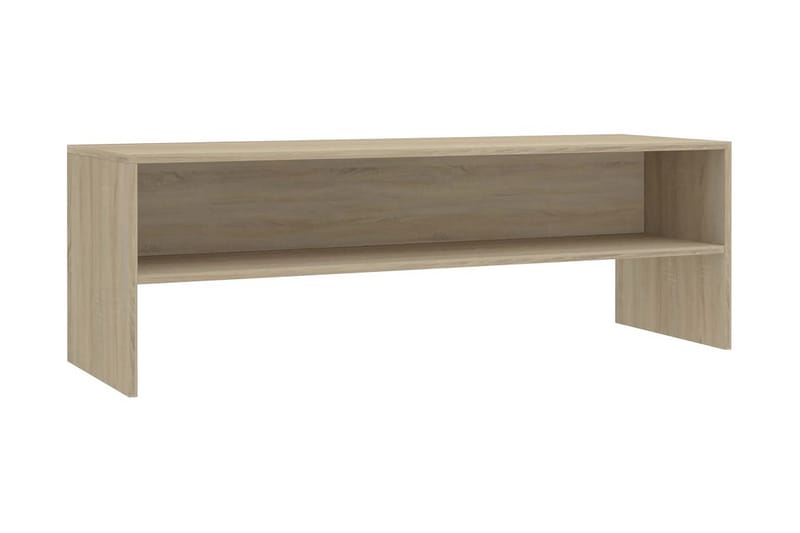 TV-benk sonoma eik 120x40x40 cm sponplate - Brun - Møbler - Mediamøbel & tv møbel - TV-benk & mediabenk