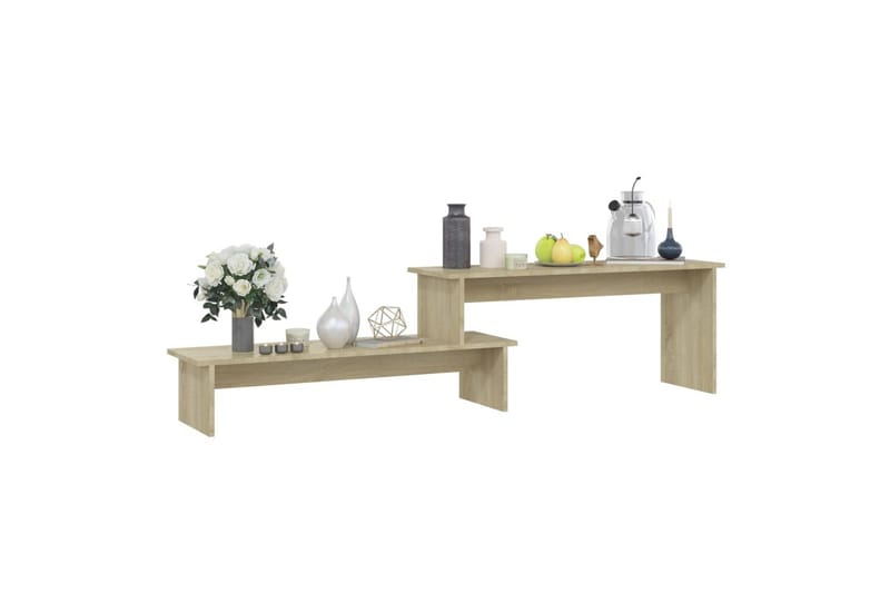 TV-benk sonoma eik 180x30x43 cm sponplate - Brun - Møbler - Mediamøbel & tv møbel - TV-benk & mediabenk