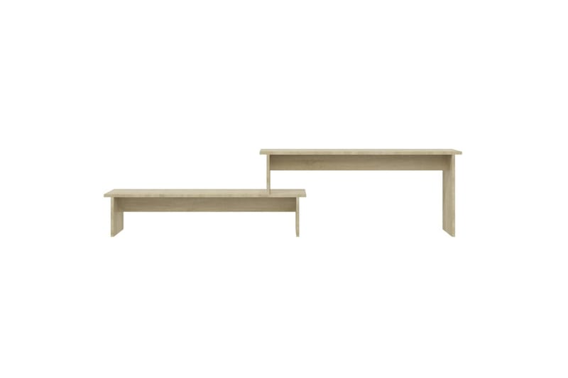 TV-benk sonoma eik 180x30x43 cm sponplate - Brun - Møbler - Mediamøbel & tv møbel - TV-benk & mediabenk