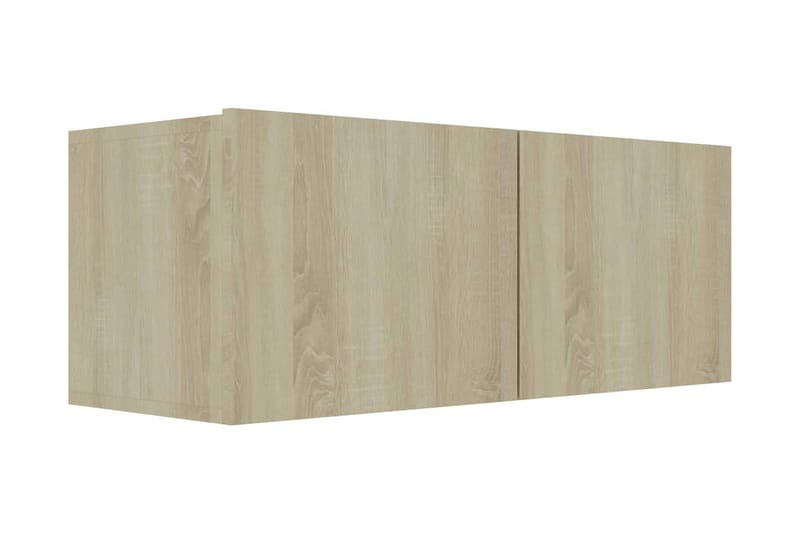 TV-benk sonoma eik 80x30x30 cm sponplate - Møbler - Mediamøbel & tv møbel - TV-benk & mediabenk