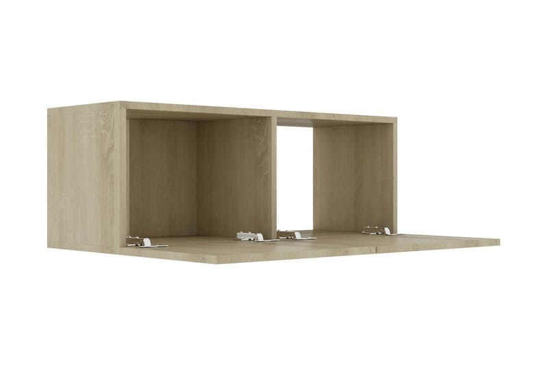TV-benk sonoma eik 80x30x30 cm sponplate - Møbler - Mediamøbel & tv møbel - TV-benk & mediabenk