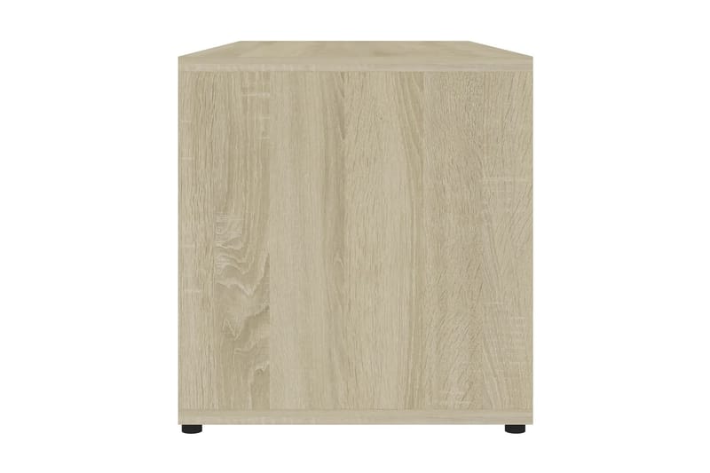 TV-benk sonoma eik 80x34x36 cm sponplate - Brun - Møbler - Mediamøbel & tv møbel - TV-benk & mediabenk
