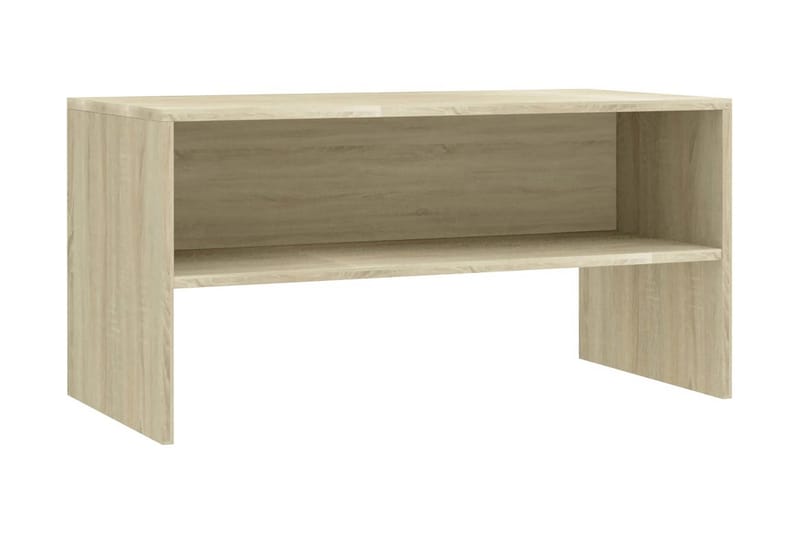 TV-benk sonoma eik 80x40x40 cm sponplate - Brun - Møbler - Mediamøbel & tv møbel - TV-benk & mediabenk