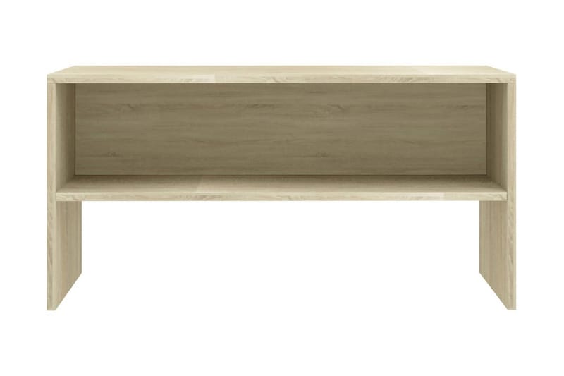 TV-benk sonoma eik 80x40x40 cm sponplate - Brun - Møbler - Mediamøbel & tv møbel - TV-benk & mediabenk