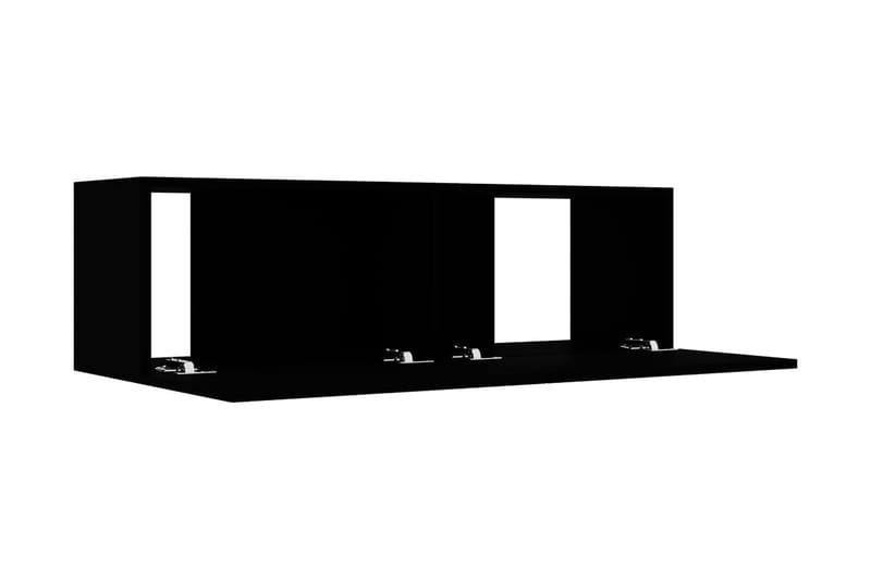 TV-benk svart 100x30x30 cm sponplate - Møbler - Mediamøbel & tv møbel - TV-benk & mediabenk