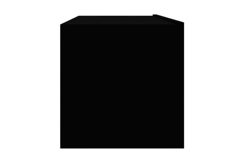 TV-benk svart 100x30x30 cm sponplate - TV-benk & mediabenk