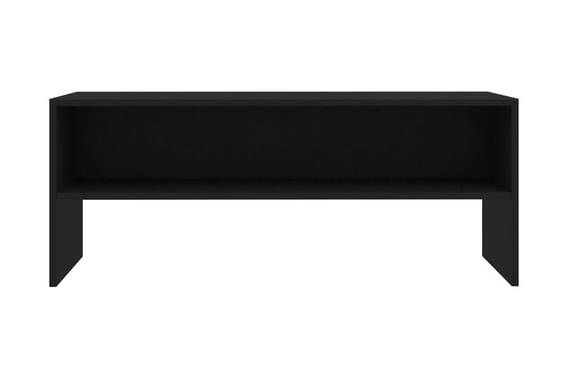 TV-benk svart 100x40x40 cm sponplate - Svart - Møbler - Mediamøbel & tv møbel - TV-benk & mediabenk