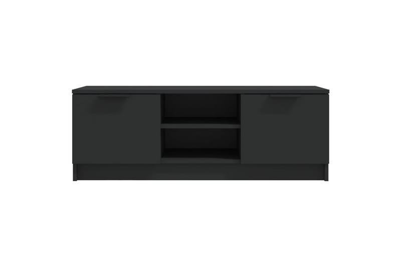 TV-benk svart 102x35x36,5 cm konstruert tre - Svart - Møbler - Mediamøbel & tv møbel - TV-benk & mediabenk