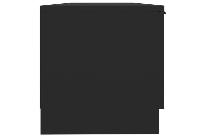 TV-benk svart 102x35x36,5 cm konstruert tre - Svart - Møbler - Mediamøbel & tv møbel - TV-benk & mediabenk