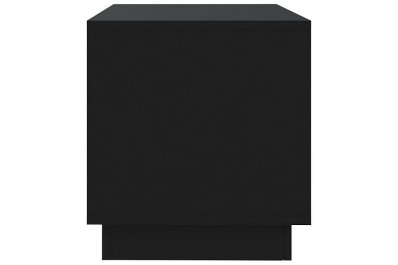 TV-benk svart 102x41x44 cm sponplate - Svart - TV-benk & mediabenk
