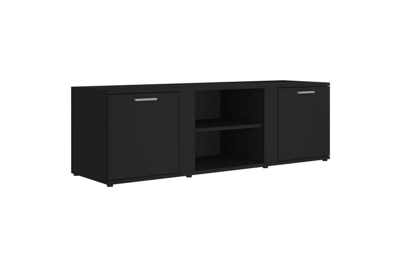 TV-benk svart 120x34x37 cm sponplate - Svart - Møbler - Mediamøbel & tv møbel - TV-benk & mediabenk