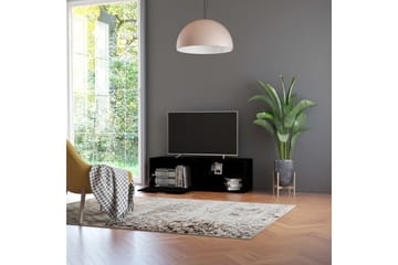 TV-benk svart 120x34x37 cm sponplate - Svart - Møbler - Mediamøbel & tv møbel - TV-benk & mediabenk