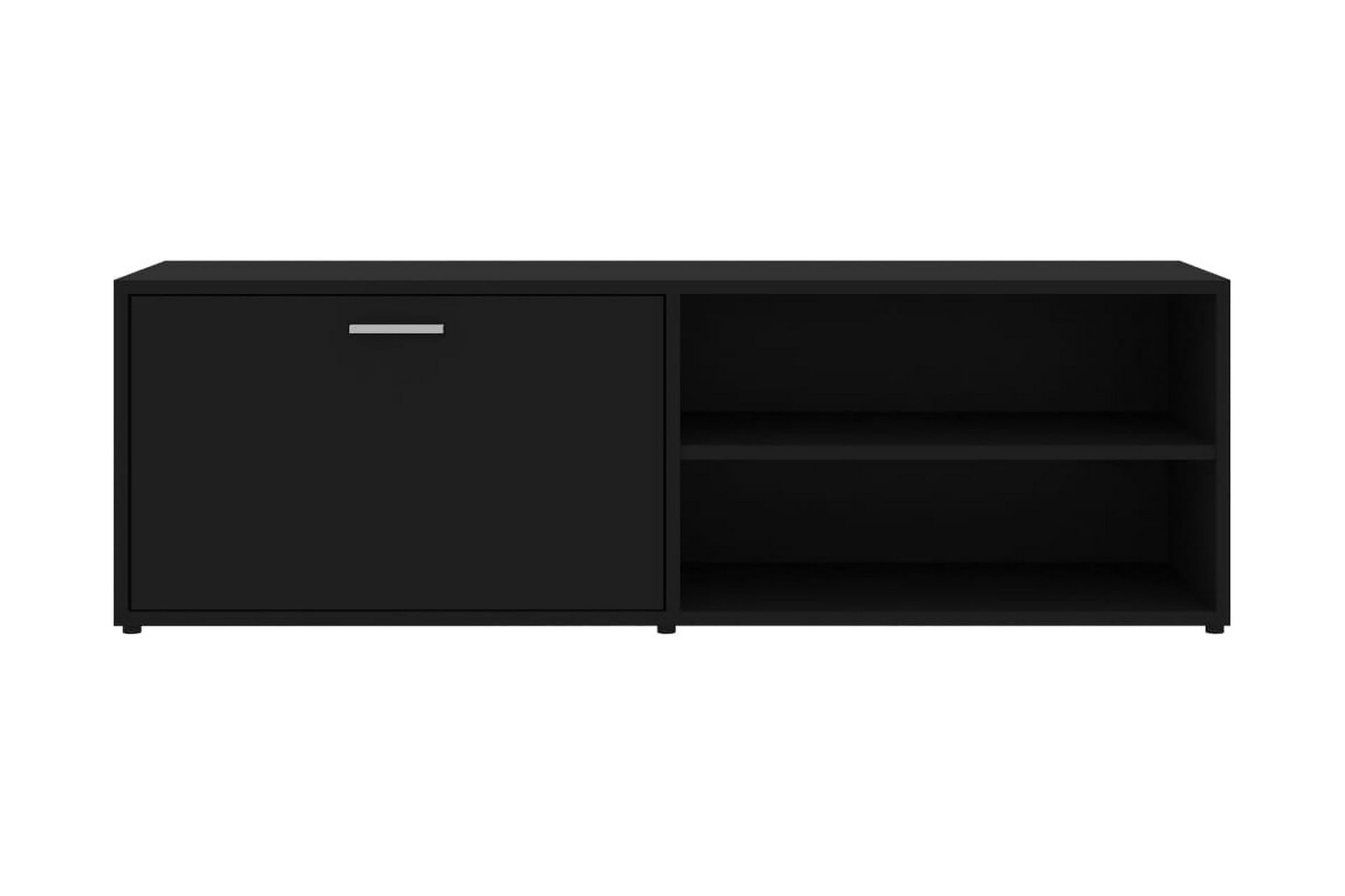 TV-benk svart 120x34x37 cm sponplate - Svart - Møbler - Mediamøbel & tv møbel - TV-benk & mediabenk