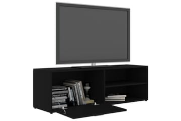 TV-benk svart 120x34x37 cm sponplate - Svart - Møbler - Mediamøbel & tv møbel - TV-benk & mediabenk