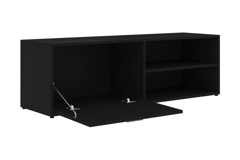 TV-benk svart 120x34x37 cm sponplate - Svart - Møbler - Mediamøbel & tv møbel - TV-benk & mediabenk