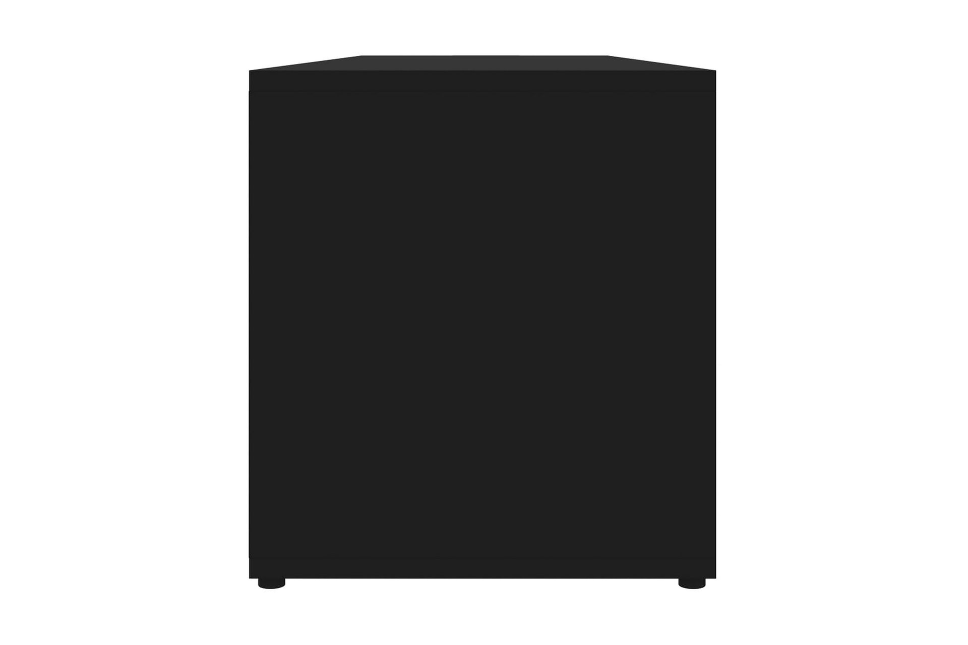 TV-benk svart 120x34x37 cm sponplate - Svart - Møbler - Mediamøbel & tv møbel - TV-benk & mediabenk