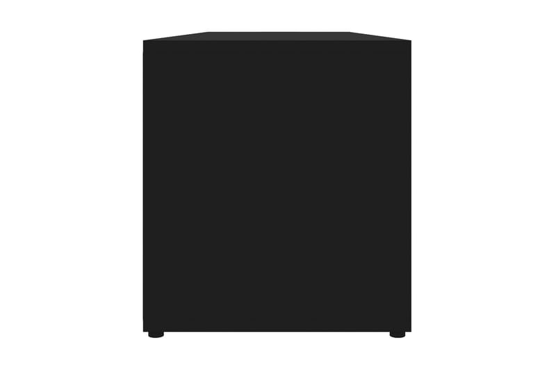 TV-benk svart 120x34x37 cm sponplate - Svart - Møbler - Mediamøbel & tv møbel - TV-benk & mediabenk
