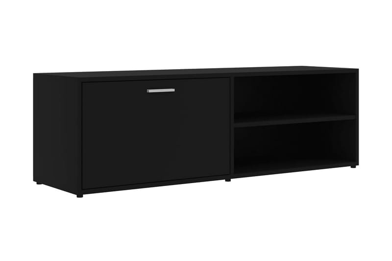 TV-benk svart 120x34x37 cm sponplate - Svart - Møbler - Mediamøbel & tv møbel - TV-benk & mediabenk