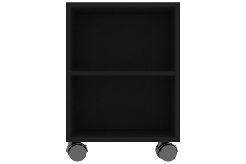 TV-benk svart 120x35x43 cm sponplate - Svart - TV-benk & mediabenk
