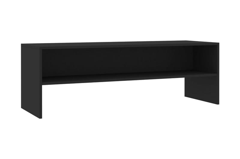 TV-benk svart 120x40x40 cm sponplate - Svart - Møbler - Mediamøbel & tv møbel - TV-benk & mediabenk