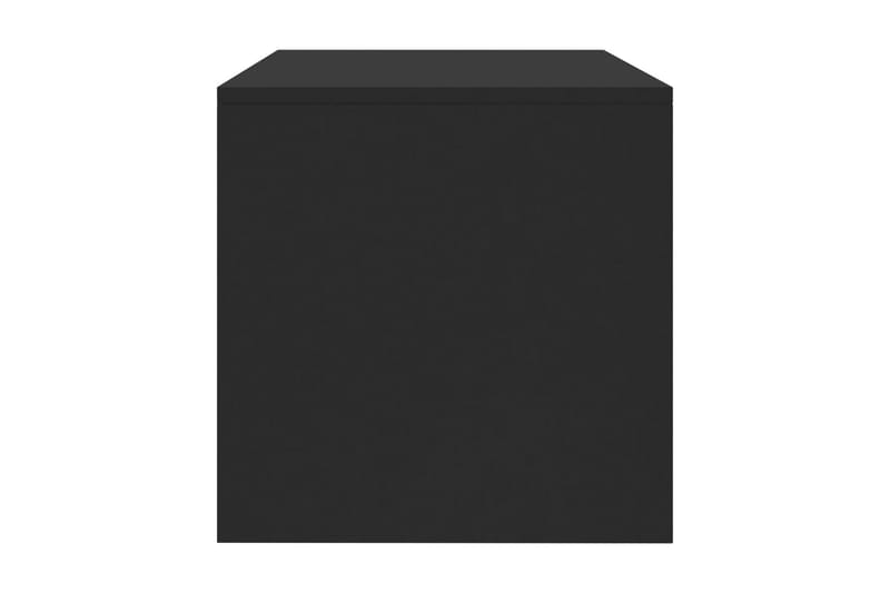 TV-benk svart 120x40x40 cm sponplate - Svart - TV-benk & mediabenk