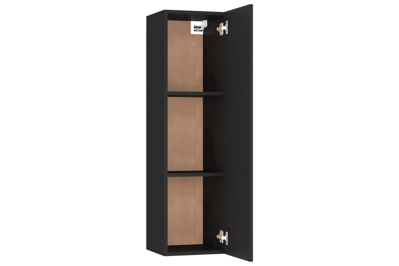 TV-benk svart 30,5x30x110 cm sponplate - Svart - Møbler - Mediamøbel & tv møbel - TV-benk & mediabenk