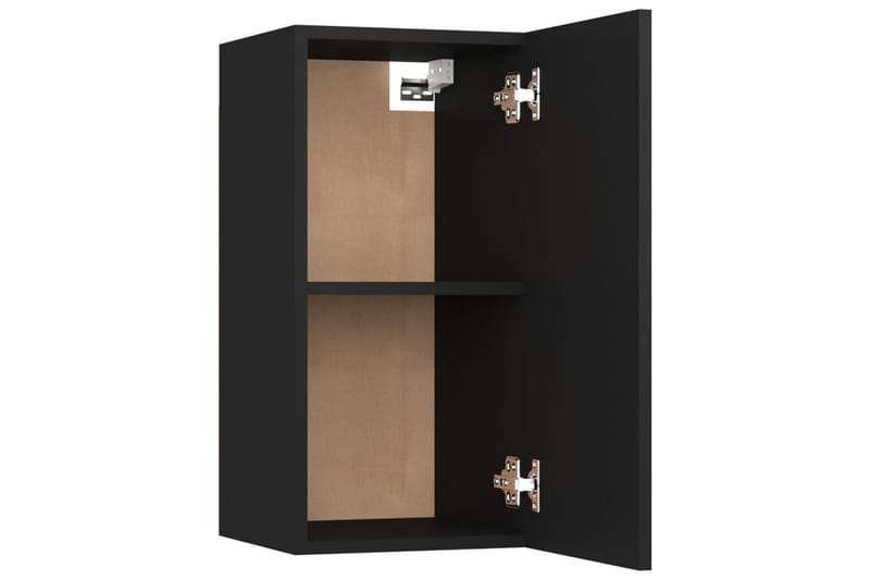 TV-benk svart 30,5x30x60 cm sponplate - Svart - Møbler - Mediamøbel & tv møbel - TV-benk & mediabenk