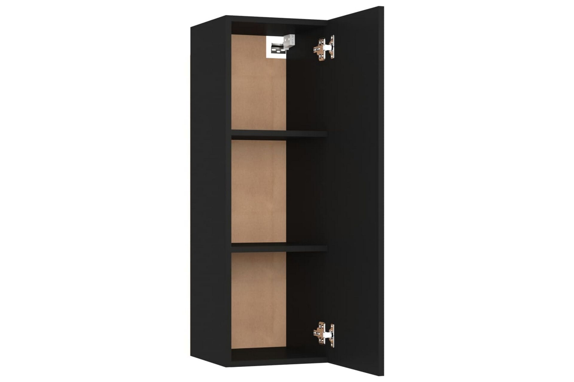 TV-benk svart 30,5x30x90 cm sponplate - Svart - Møbler - Mediamøbel & tv møbel - TV-benk & mediabenk