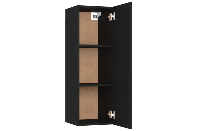 TV-benk svart 30,5x30x90 cm sponplate - Svart - Møbler - Mediamøbel & tv møbel - TV-benk & mediabenk