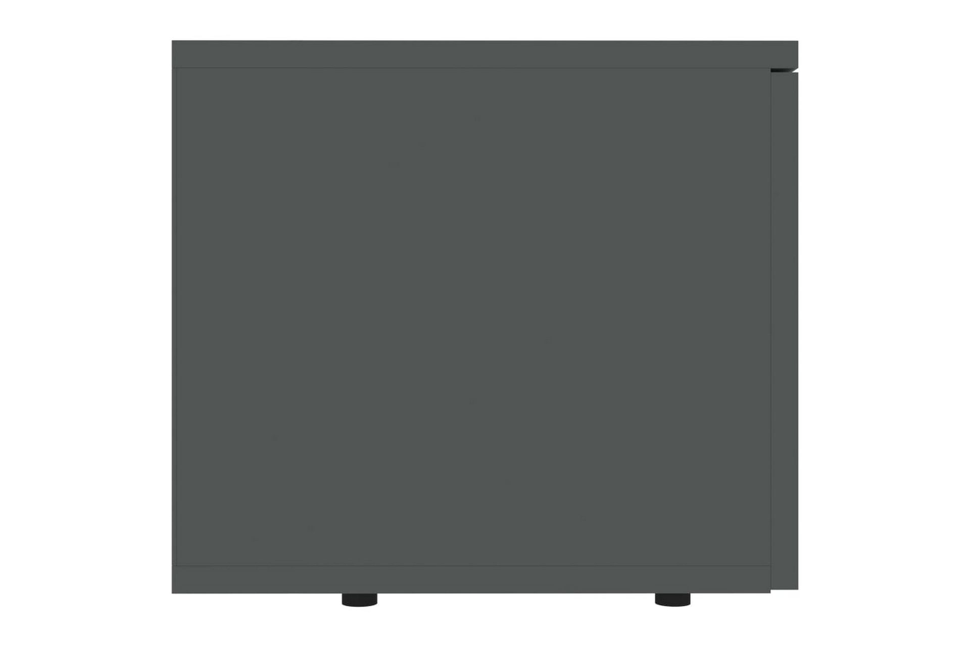 TV-benk svart 80x34x30 cm sponplate - Møbler - Mediamøbel & tv møbel - TV-benk & mediabenk