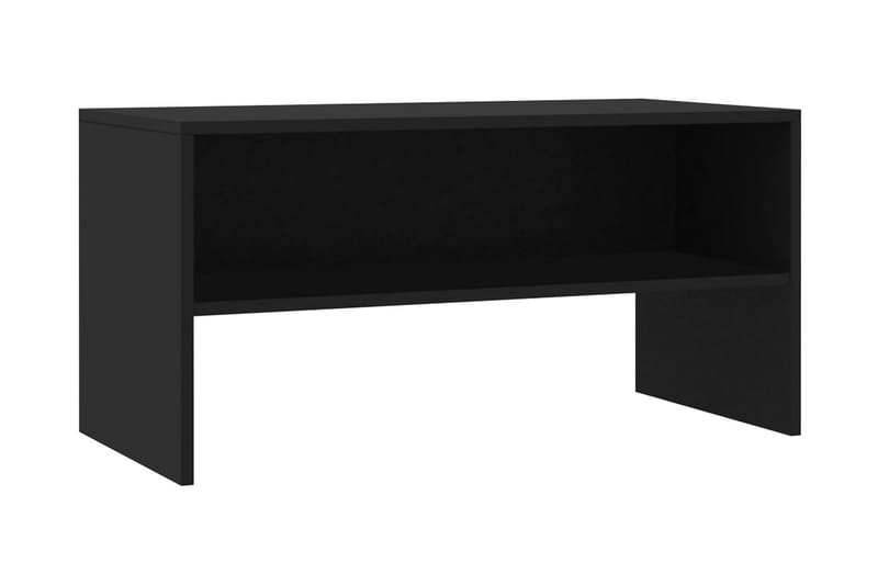 TV-benk svart 80x40x40 cm sponplate - Svart - Møbler - Mediamøbel & tv møbel - TV-benk & mediabenk