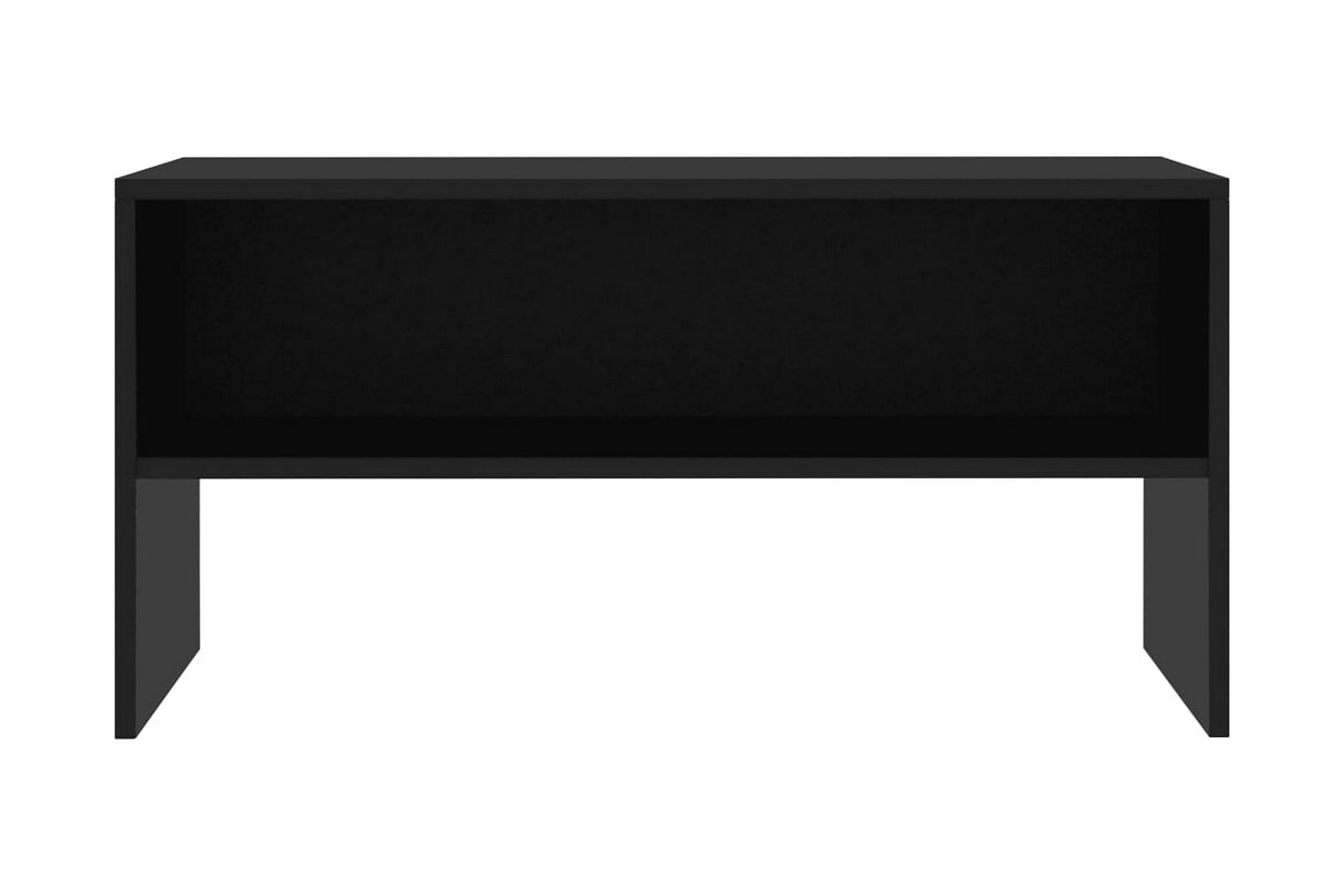 TV-benk svart 80x40x40 cm sponplate - Svart - Møbler - Mediamøbel & tv møbel - TV-benk & mediabenk