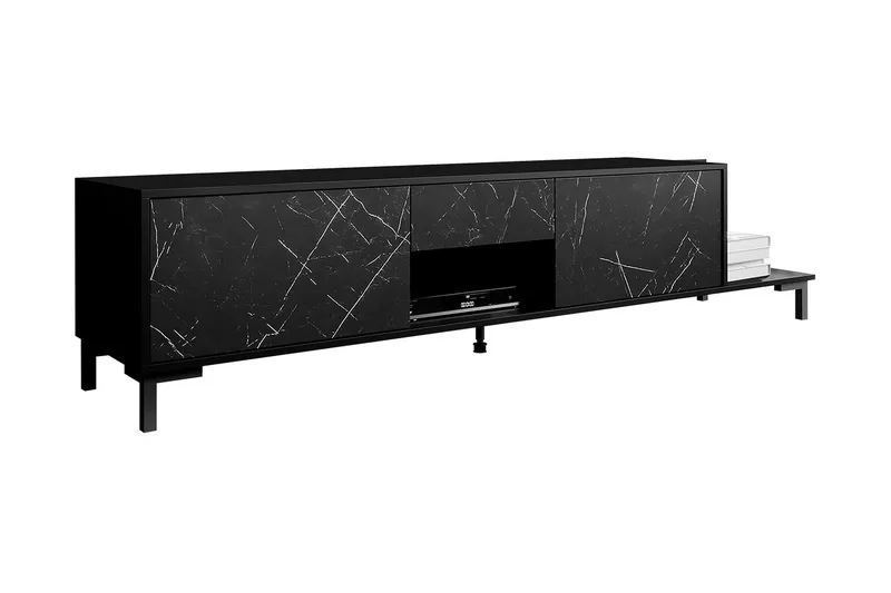Tv-benk - Svart - Møbler - Mediamøbel & tv møbel - TV-benk & mediabenk